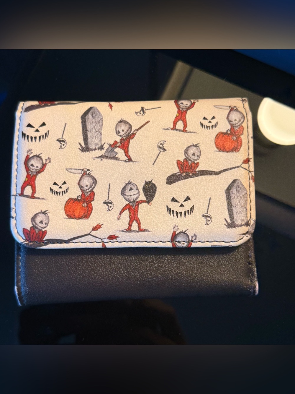 Loungefly Trick 'r Treat Sam mini wallet